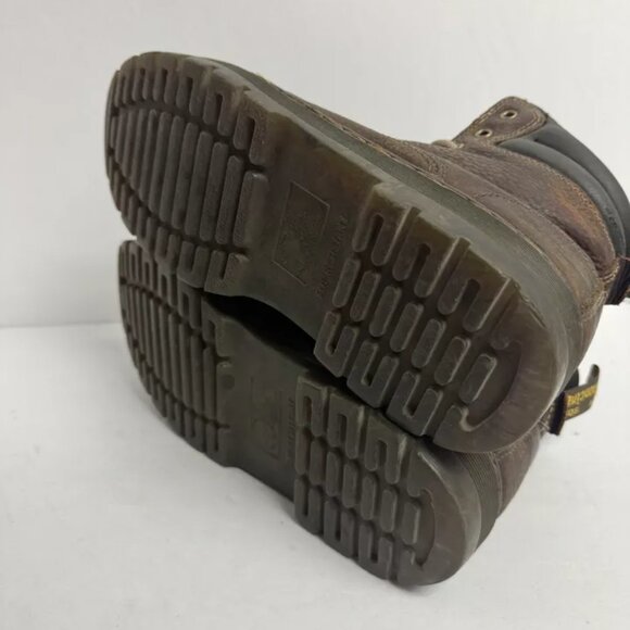 Dr Martens Womens Gilbreth Steel Toe Boot Brown Size 11 M - Picture 5 of 6